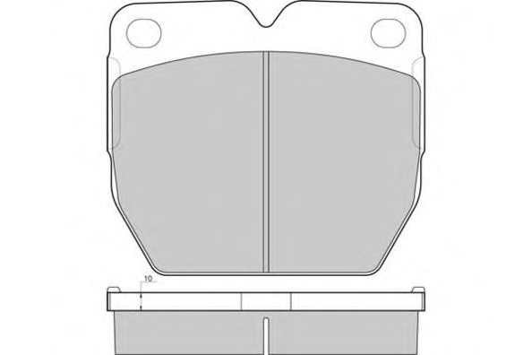 E.T.F. 12-5311 Brake Pad Set, disc brake